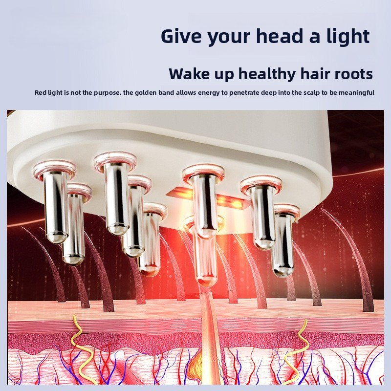 Customized Scalp Medicine Device Red Light Maintenance Care Scalp Massage