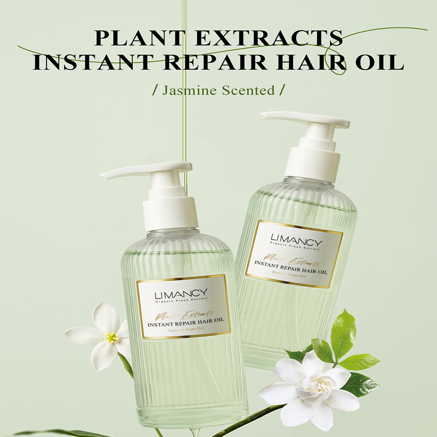 Plant Extract Instant Repair Hair Oil for Silky Shine and Strength