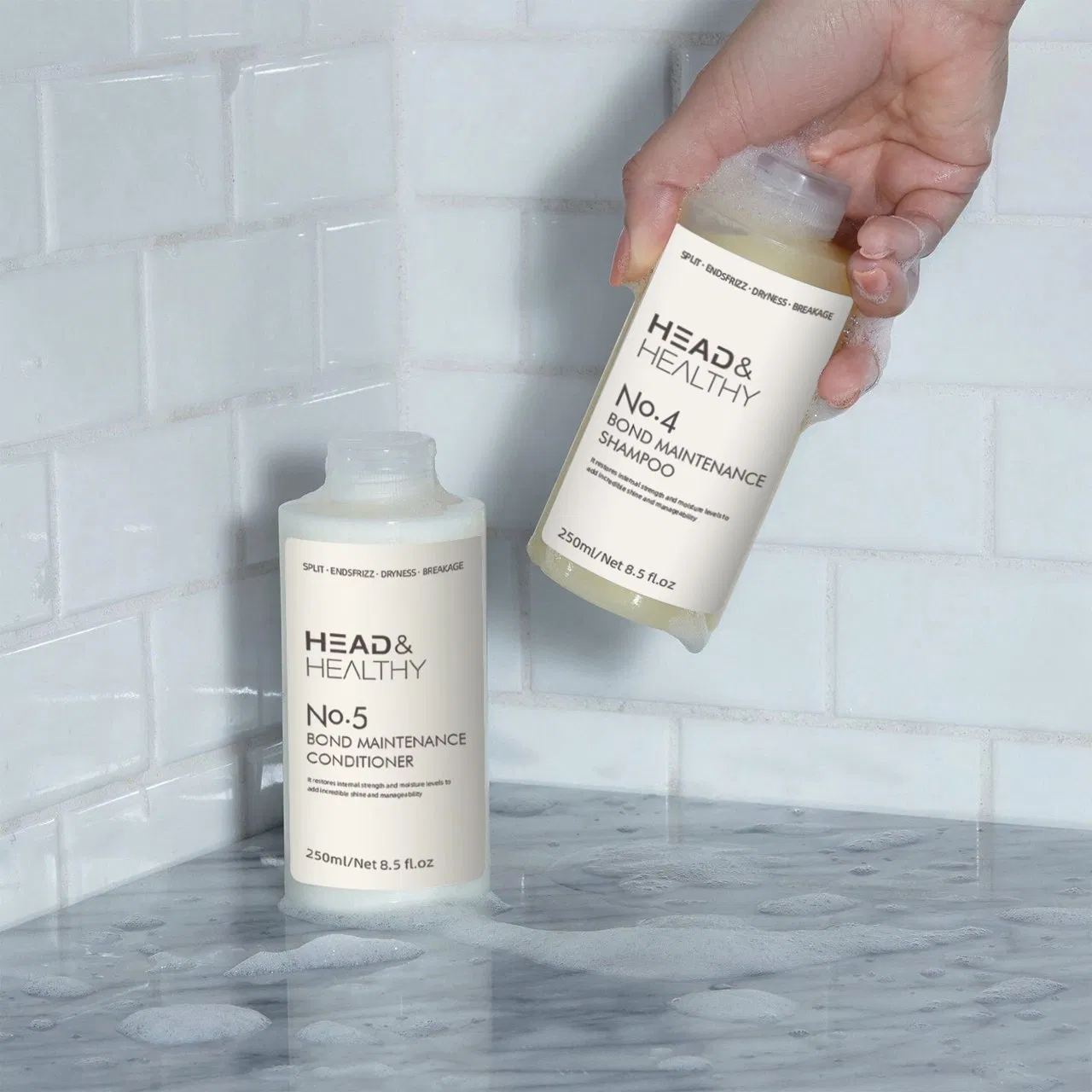 No. 4 Hair Mask 100ml Shampoo Hair Mask Structure Restoration, Hot Dyeing Repair, Dryness and Frizz