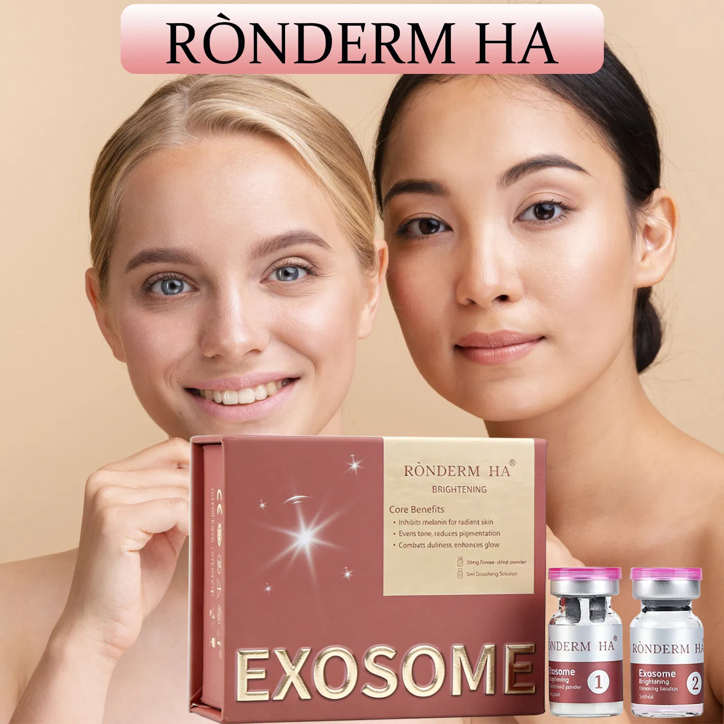 Ronderm Exosome Therapy for Brightening and Whitening Skin Care