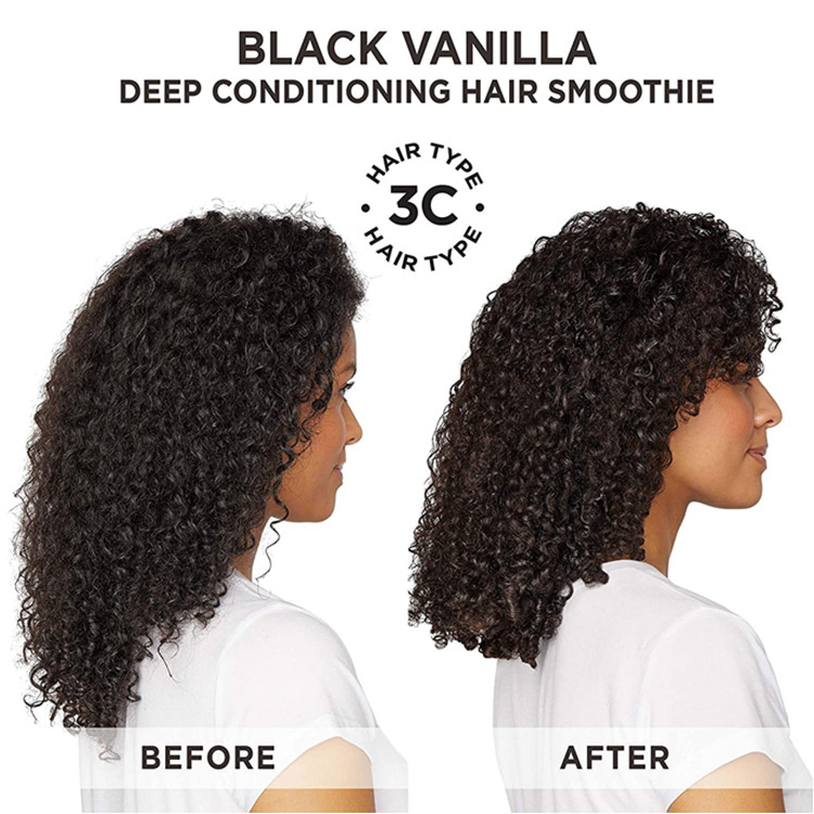 Vegan Natural Black Vanilla Moisture &amp; Shine Hair Smoothie Mask