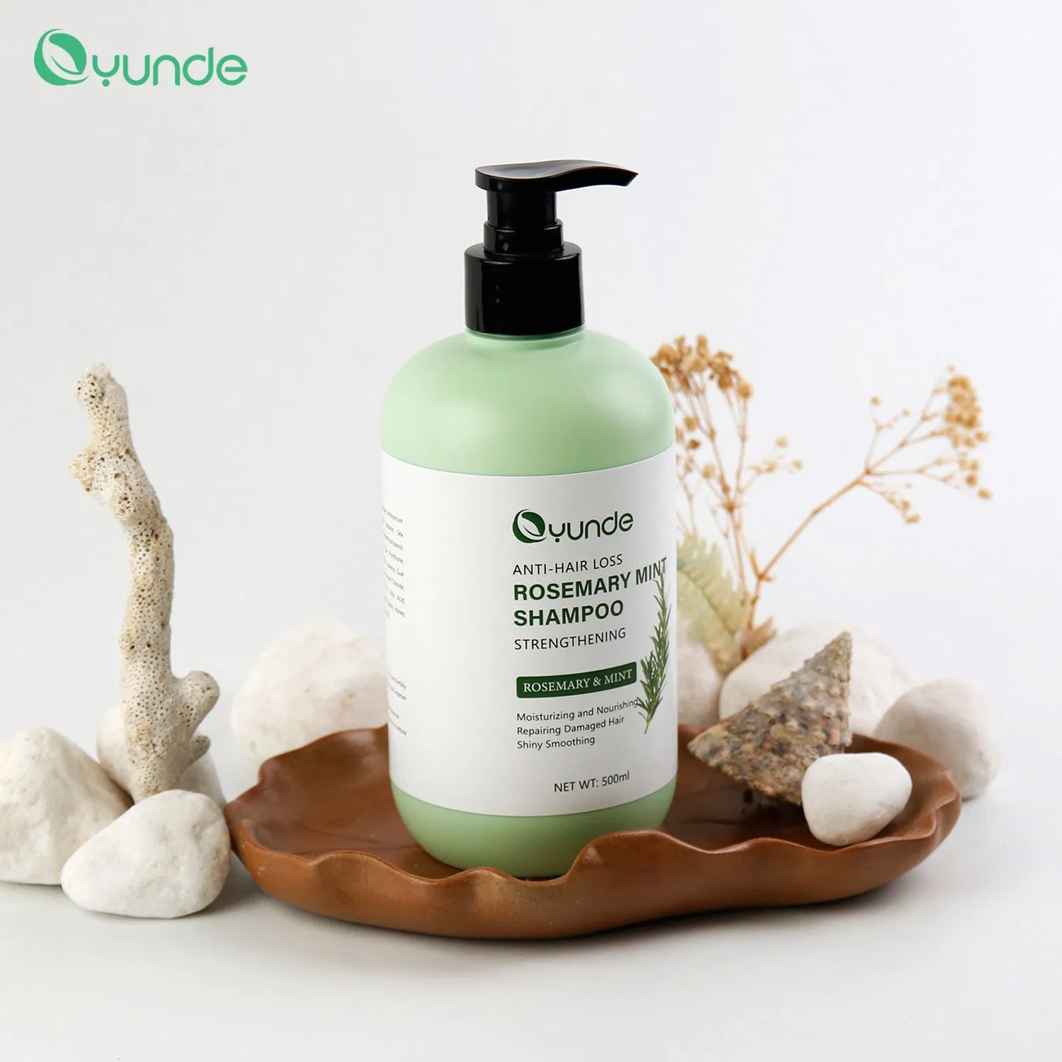 Natural Herbal Anti-Hair Loss Hair Treatment Rosemary Mint Strengthening Shampoo