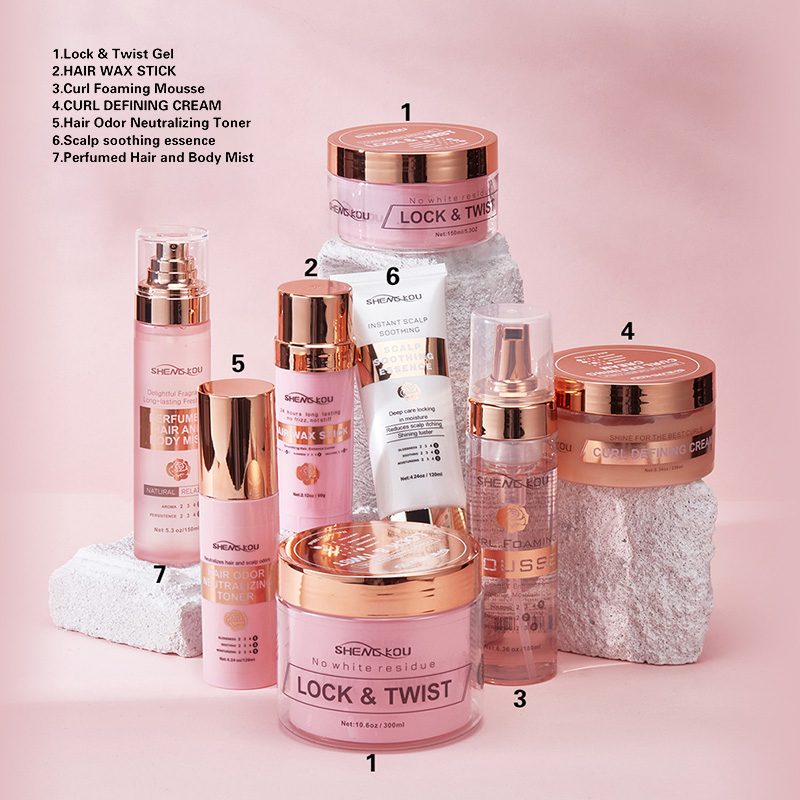 Factory Price Custom Private Label Hair Style Pomade Products Shine and Jam Cream Cosmetic Styling Pomad Wax Edge Control Strong Hold Hair Braid Gel