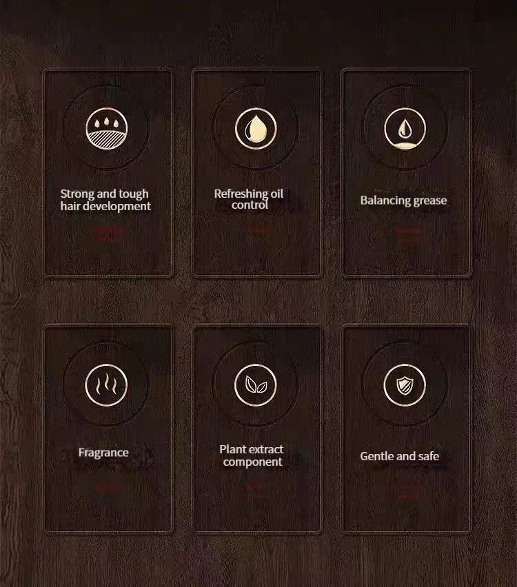 OEM/ODM Custom Old Ginger King Nourishing Hair Shampoo Deep Hydration Root Strengthening and Hair Care Shampoo