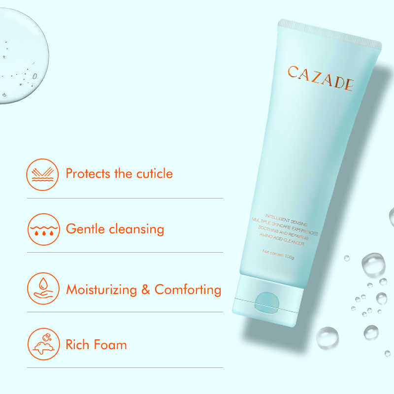 Factory Wholesale Cosmetic Natural Facial Cleanser Deep Cleansing Reduces Blackheads &amp; Acne Skin Care