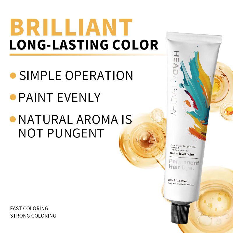 Gentle Hair Dye Cream Shampoo - 100ml for Sensitive Scalps and Shine