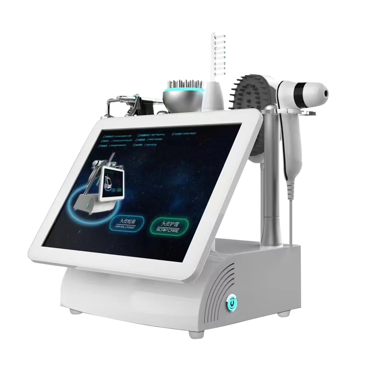 5 in 1 High Frequency Hair Follicle Detection Scalp Treatment Machine Hair Analyze Scalp Care for Sell