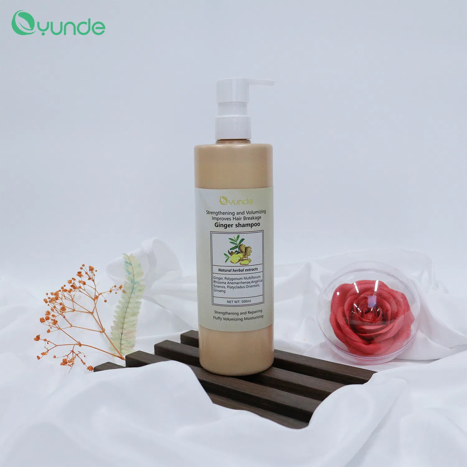 Ginger-Rich Hair Strengthening and Volumizinbg Breakage Defense Shampoo