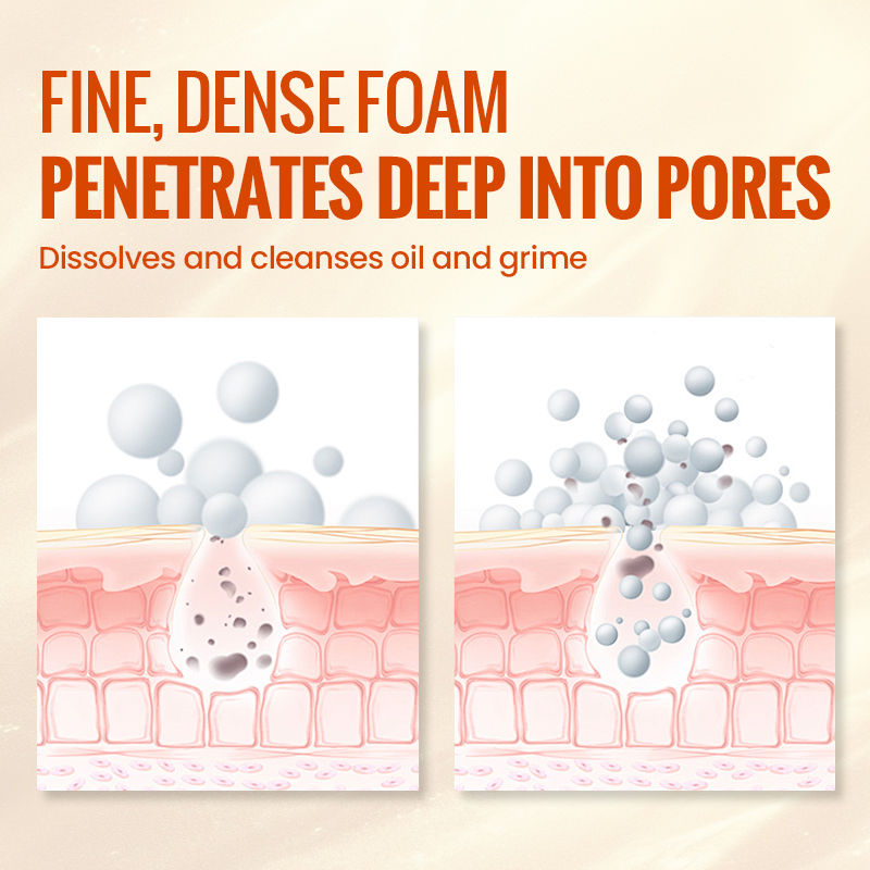 Vitamin C Facial Cleanser Soothing Deep Cleanse for Dry Dull Irritated Brightening