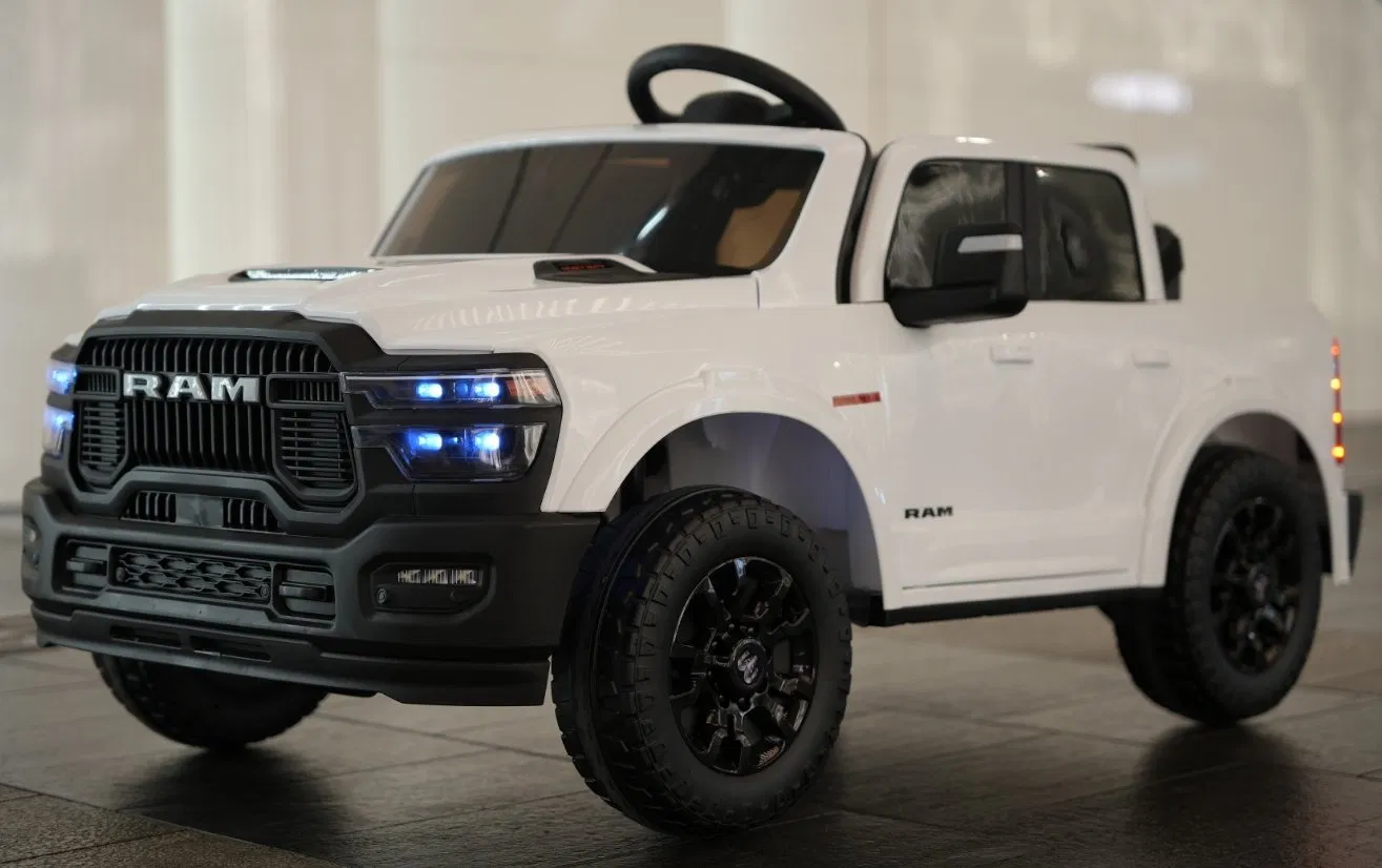 24V Licensed Dodge RAM Ride on Car Truck Electric Car Ride on Toys Parent Remote Control LED Llights MP3 Music