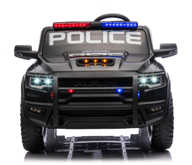 2025 New Licensed RAM 1500 Rho Police Super Truck Unisex Kids Ride-on Cars Electric Car for Children with Remote Control