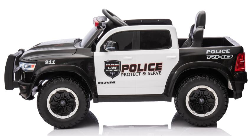 Licensed RAM 1500 Rho Police Super Truck Ride on Car for Kids
