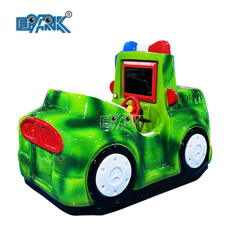 Fiber Glass Luxury Yellow Rocking Car Kids Machine Coin Kiddie Ride Swing on Toys for Children