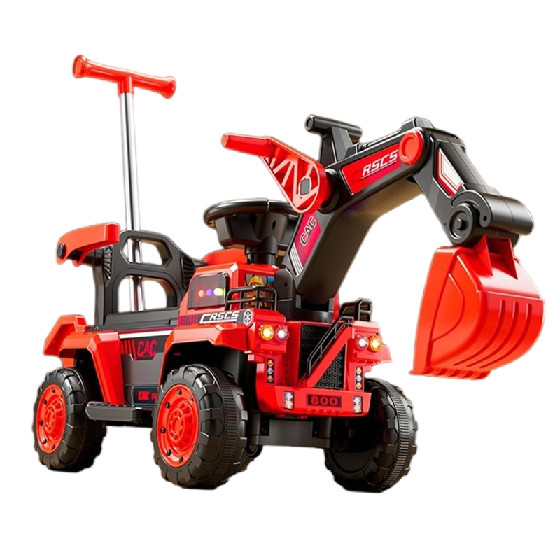 Children's Remote Control Electric Excavator - Ride-on Fun for Little Builders