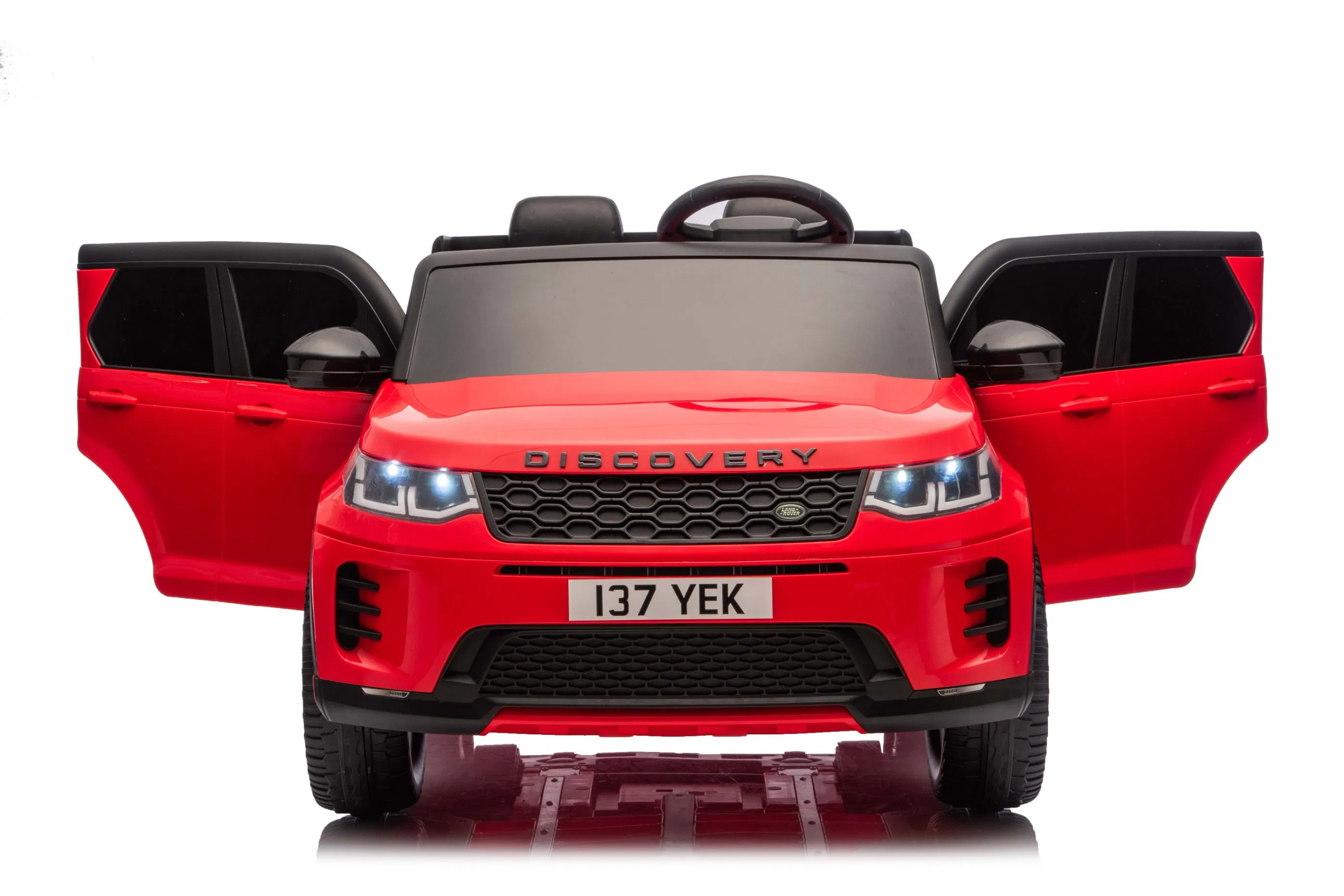 Licensed Range Rover Kids Ride-on Car 12V Battery Powered Electric Vehicle with Remote Control-Red