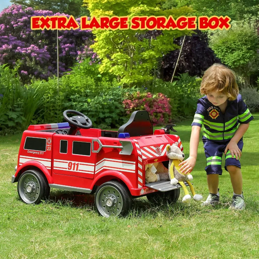 Best Quality 12V Ride on Fire Truck