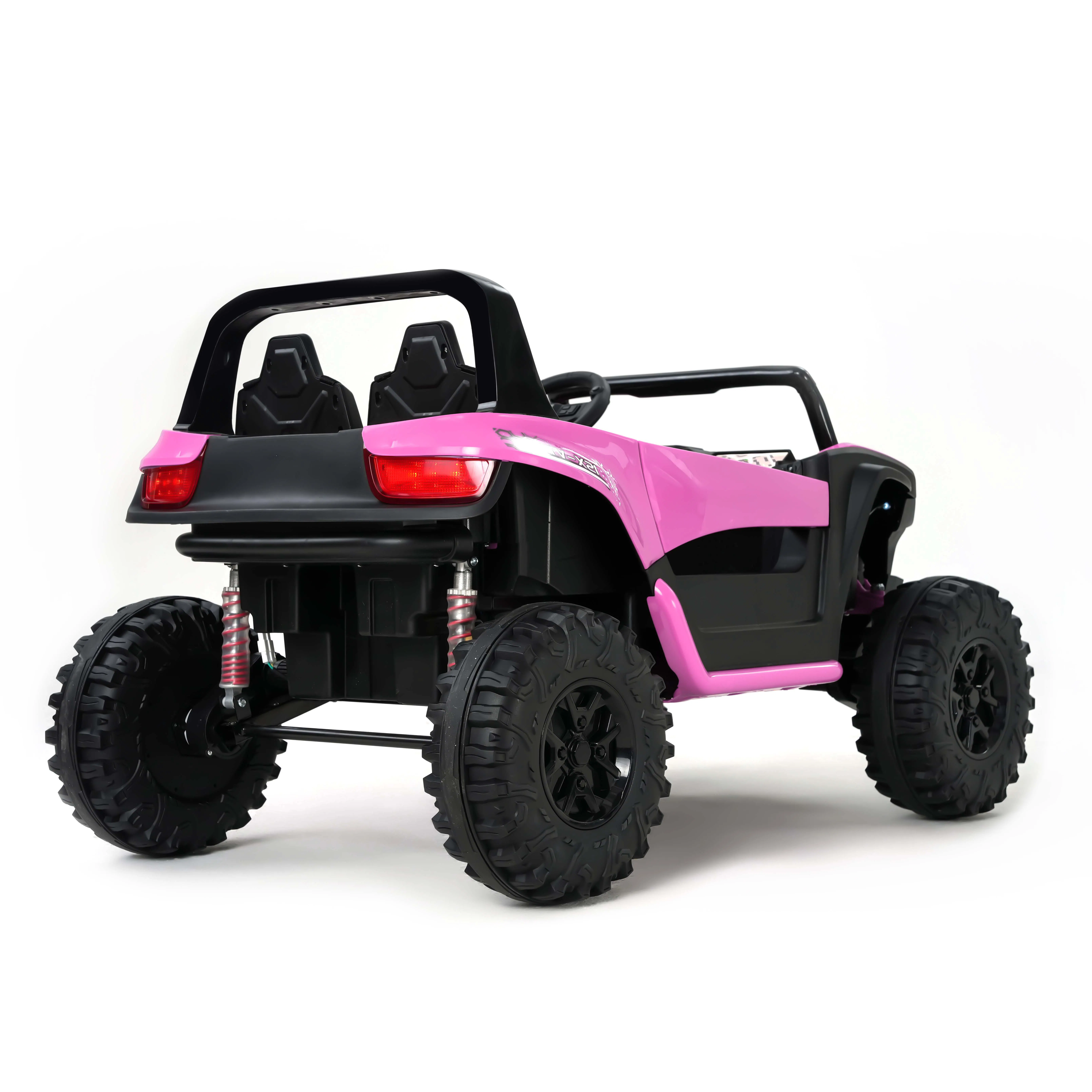 Pink Ride-on Car 2-Seater Kids UTV with Remote Control Fun