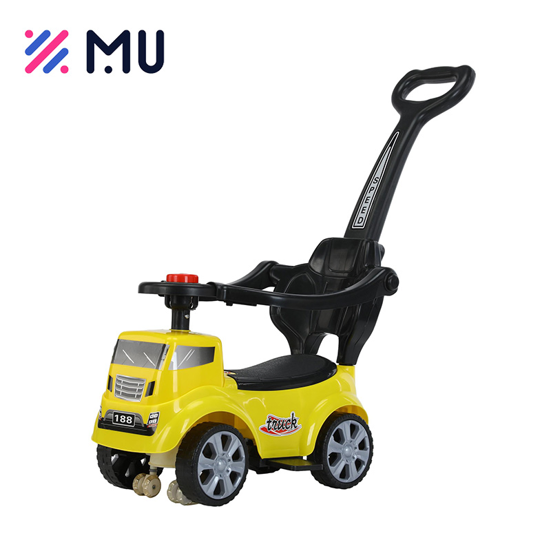 Multi-Functional Music Sliding Hand Push Toy Ride-on Cars for Children