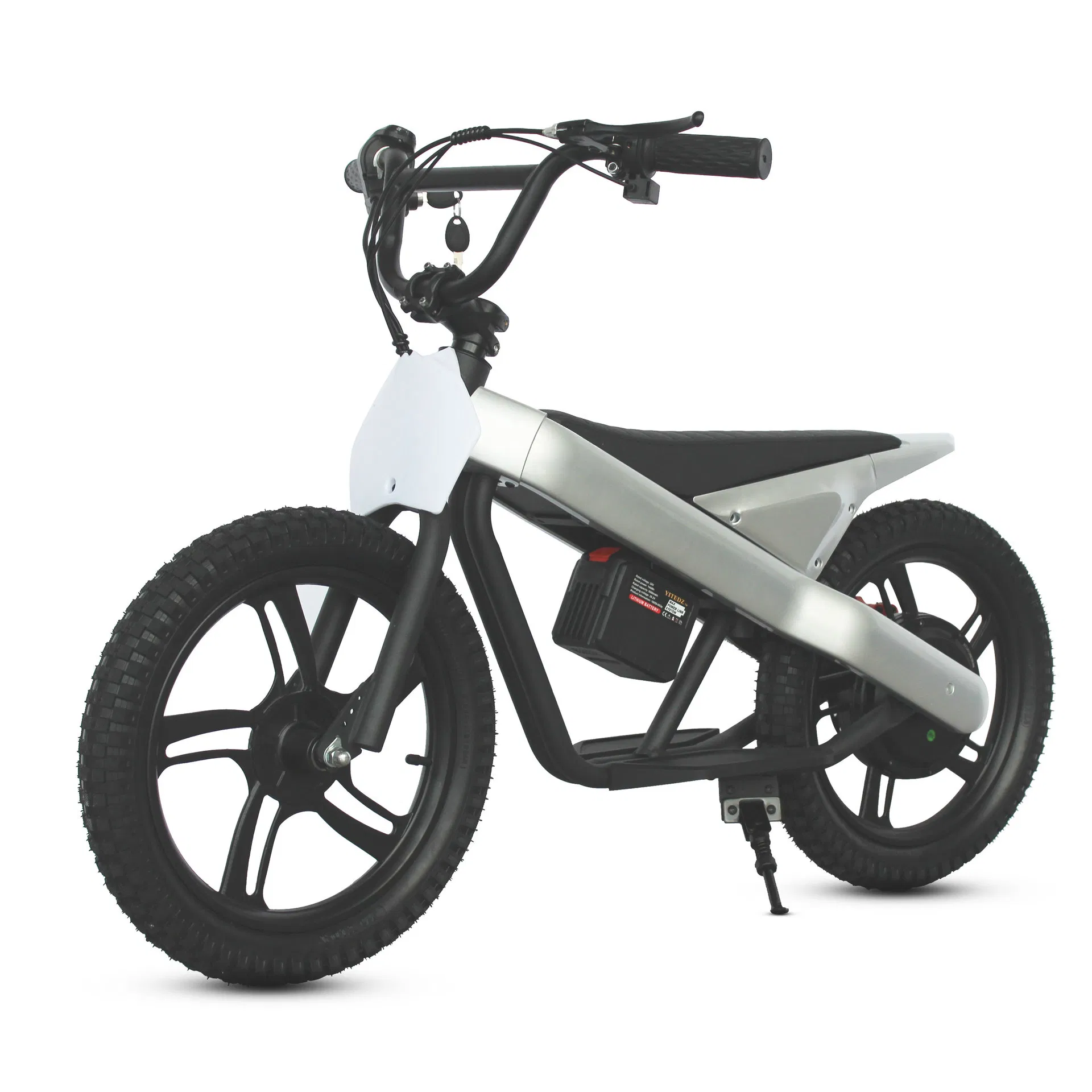 New Electric Kids Bike 24V Removable Lithium Battery 16 Inch Fat Tire Children's Electric Scooter