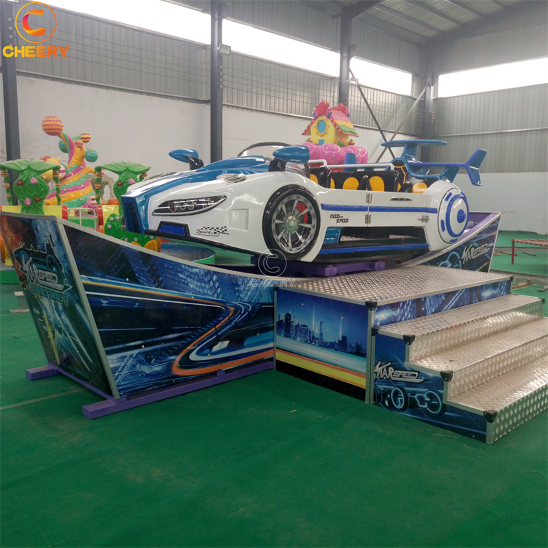 Cheap Amusement Park Equipment Rides Kids Drift Car Speed Mini Flying Car
