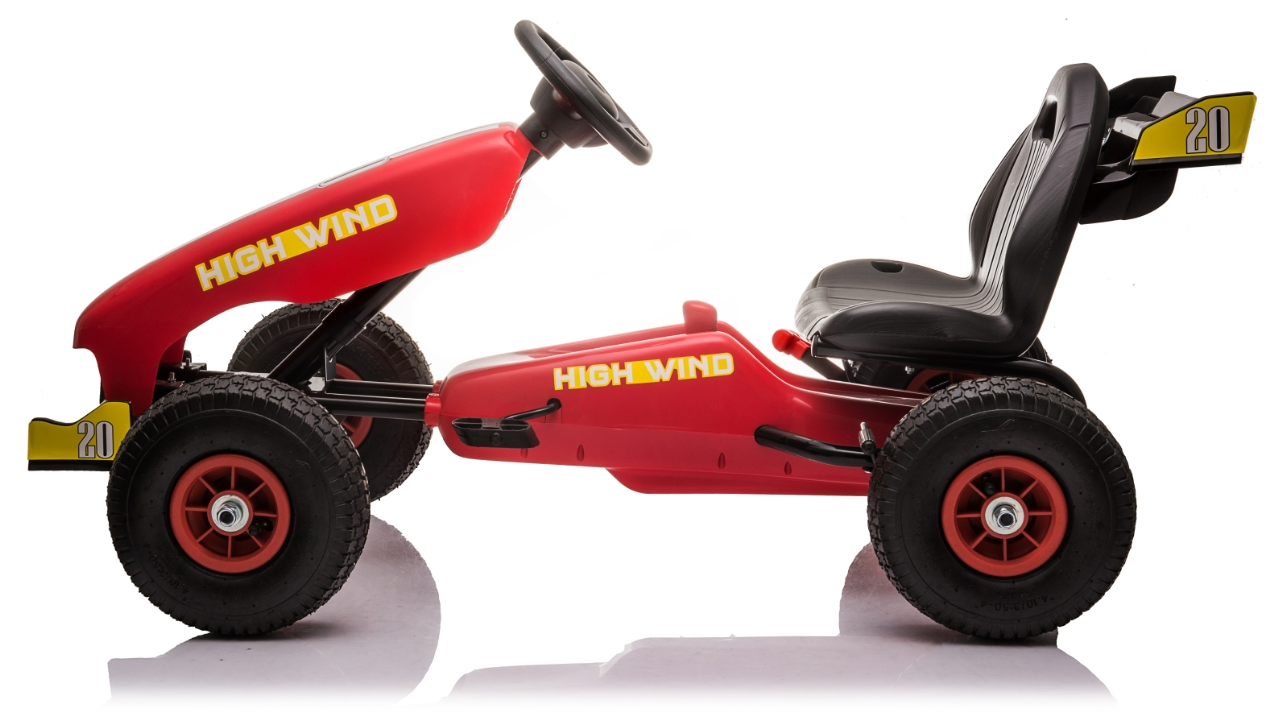 Ultimate Go-Kart, 24 Volt Outdoor Ride on Toy, Red Go Kart for Kids Ages 3-8