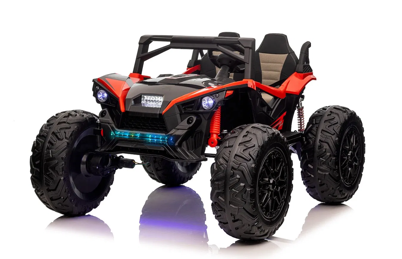 24V 2 Seats Ride on UTV with Remote Control, Extra Large EVA Wheels, Wide Seat 4WD Electric Vehicle Toys