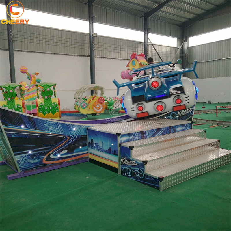 Cheap Amusement Park Equipment Rides Kids Drift Car Speed Mini Flying Car