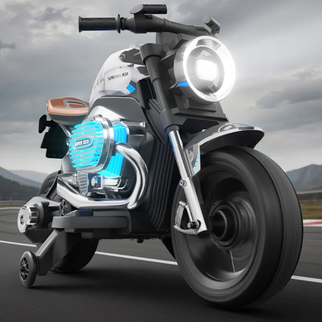 Children's Electric Motorcycle Tricycle, Baby Electric Car, Toy Car That Kids Can Ride in and Recharge