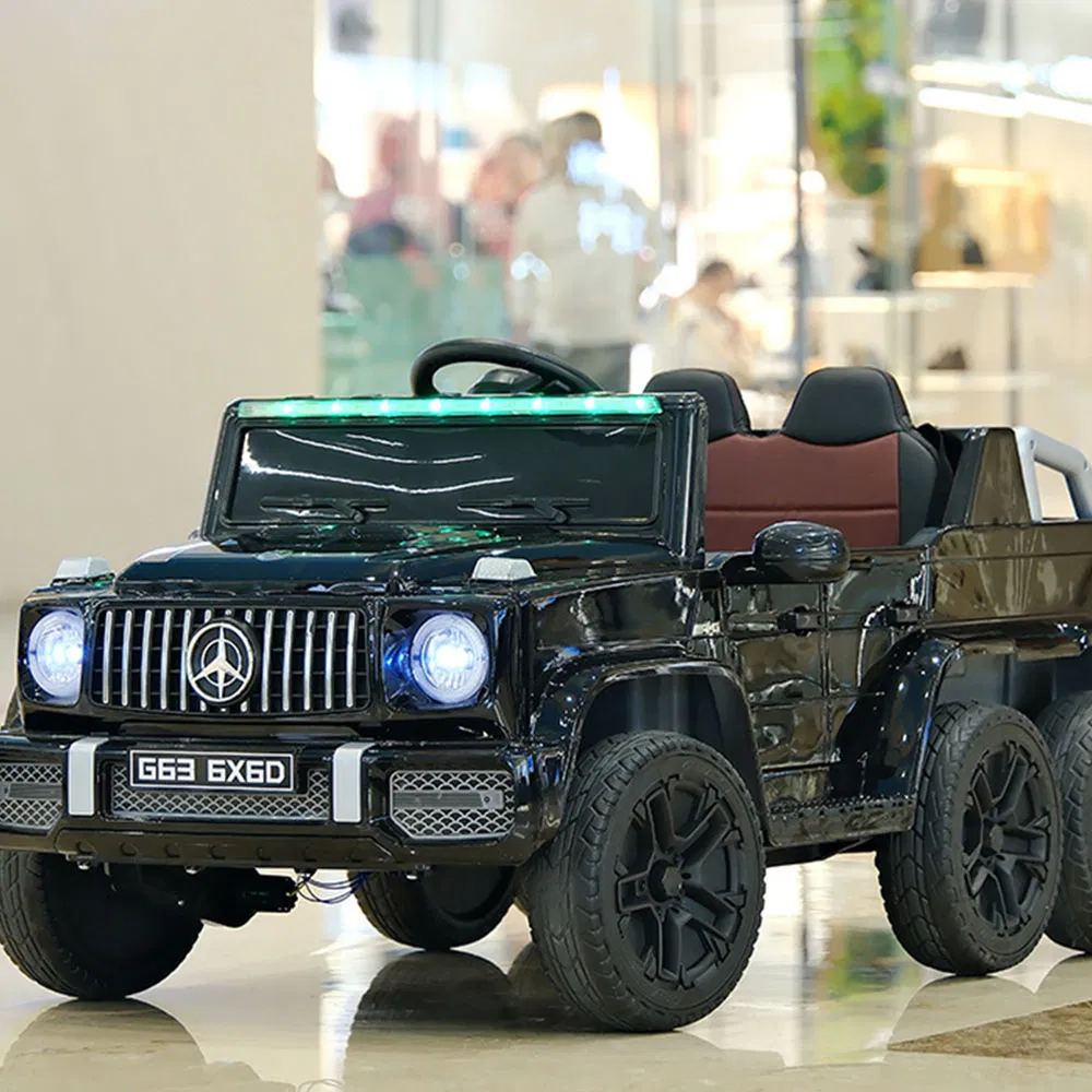 Children Electric Ride-on Adult Compatible Multi-Tire Baby Toy Boys Girls Remote Control Double Seater off-Road Vehicle