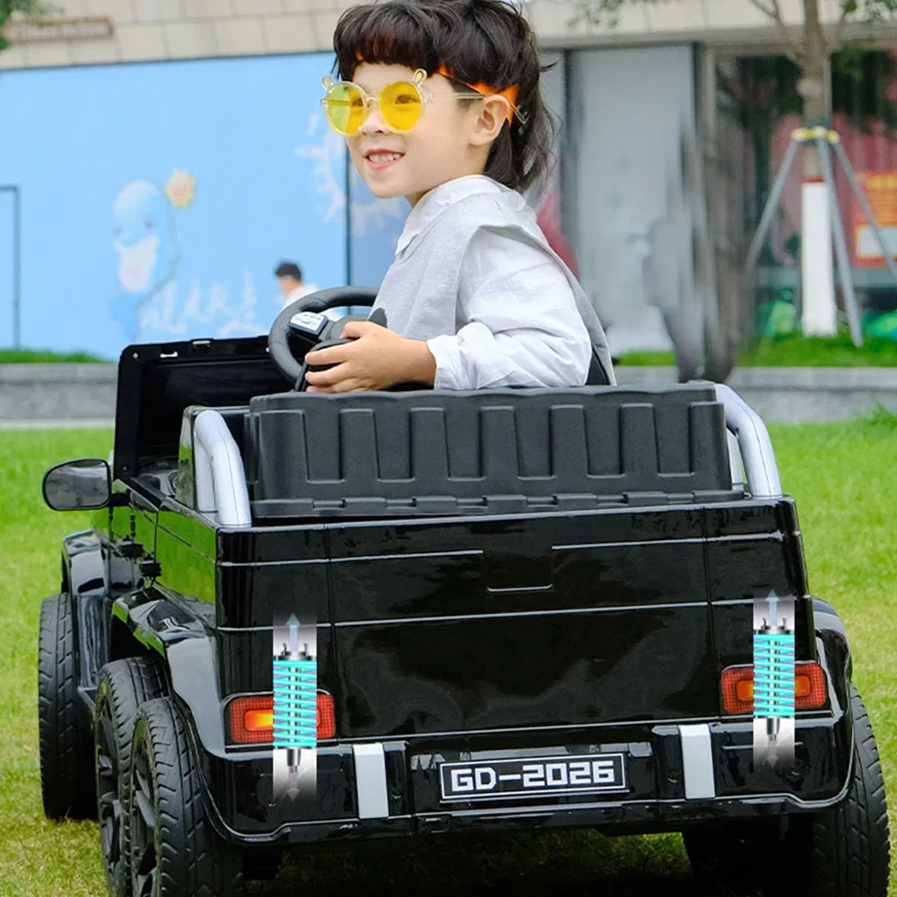 Children Electric Ride-on Adult Compatible Multi-Tire Baby Toy Boys Girls Remote Control Double Seater off-Road Vehicle