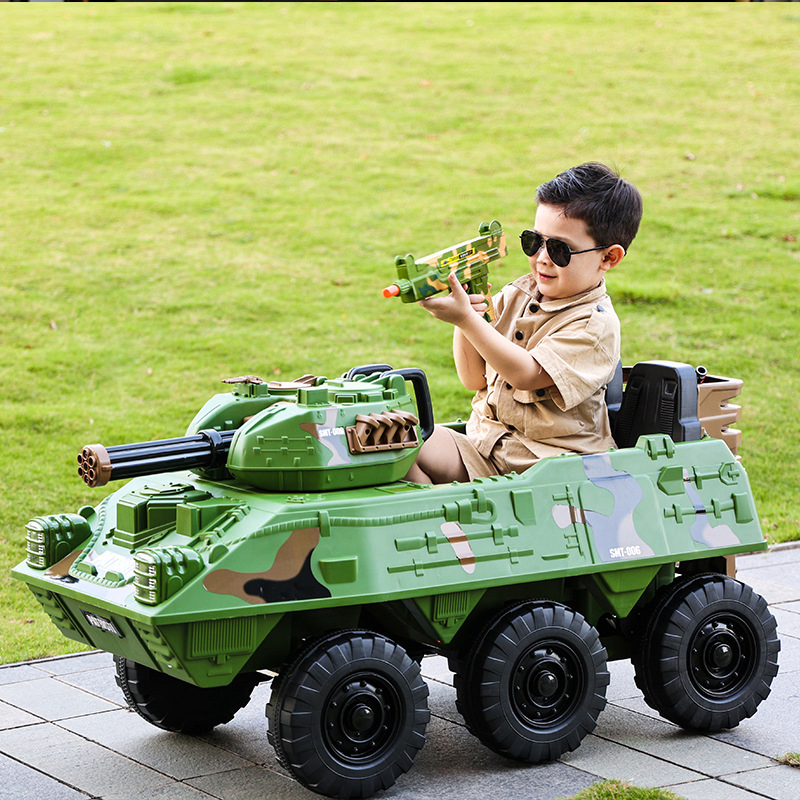 New Arrival Electric Kids Car Armored Vehicle Ride on Cars Sale Made in China Remote Control Ride on Toy
