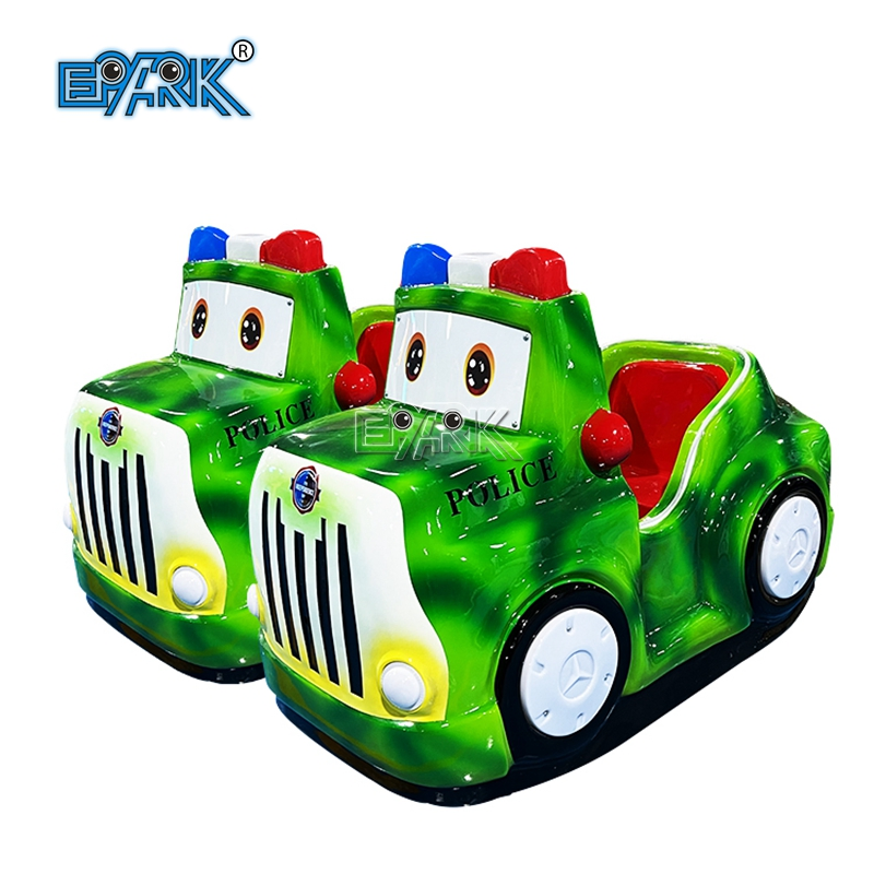 Camouflage Luxury Police Car MP5 Kids Ride Toys for Amusement Park Swing Car Game Machine