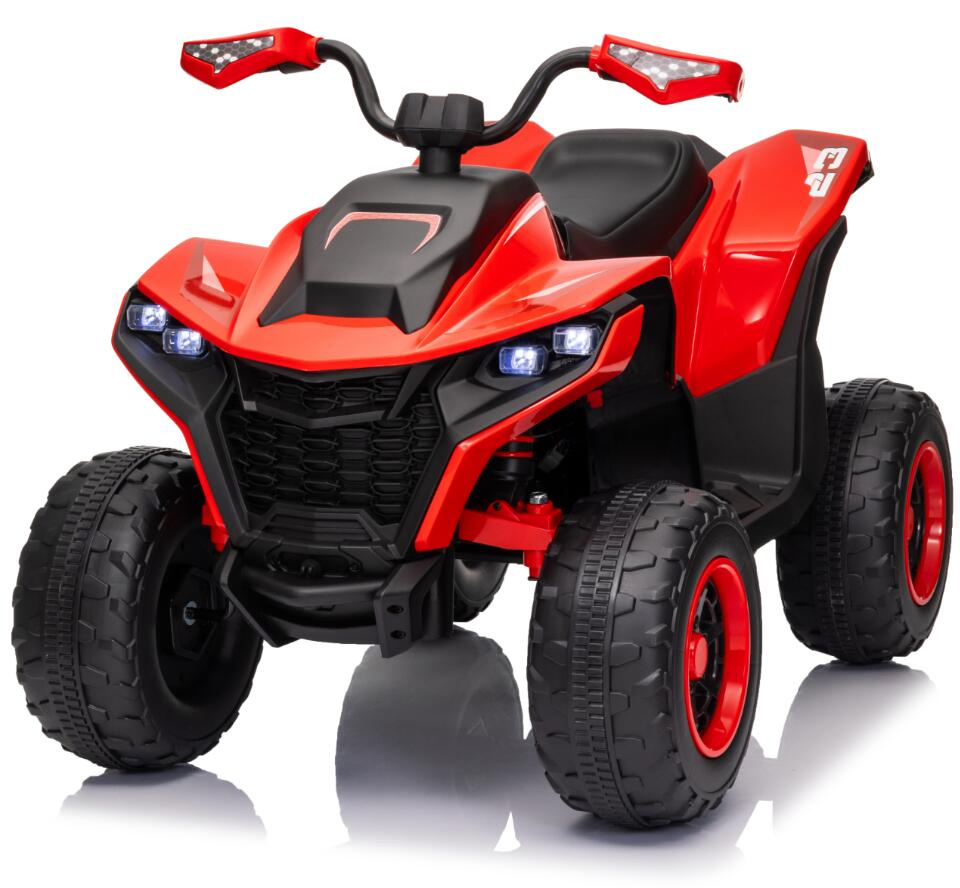 Kids Ride on Car Rechargeable Battery Powered ATV with 4 Spring-Suspension Wheels