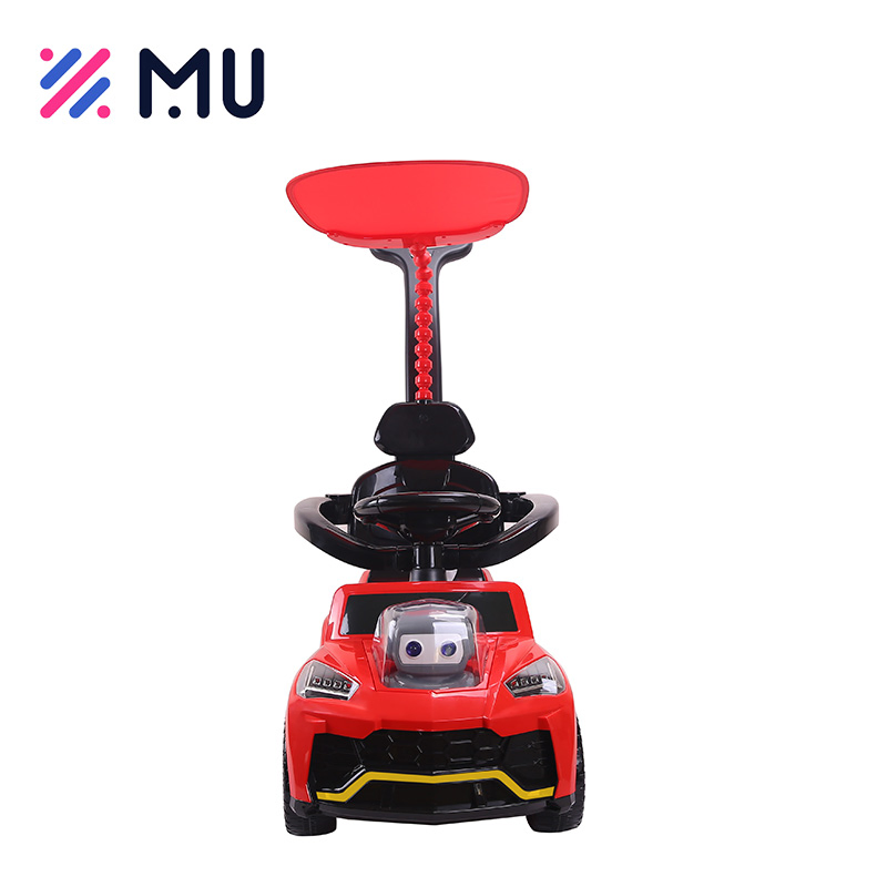 Hot Selling Kids Push Toy Plastic Music Steering Wheels Ride on Car for Boys Girls