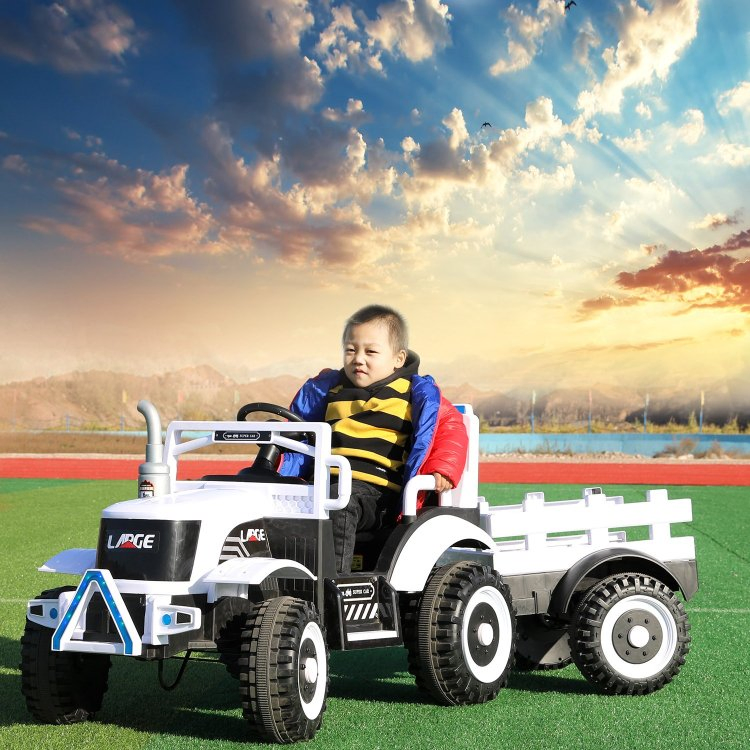 High Quality 12V Battery Powered Electric Children Ride on Toy Tractor Toy for Kids