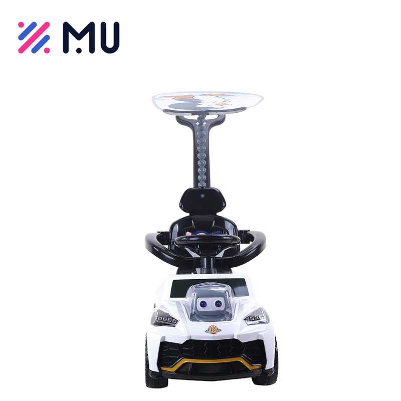 Hot Selling Kids Push Toy Plastic Music Steering Wheels Ride on Car for Boys Girls