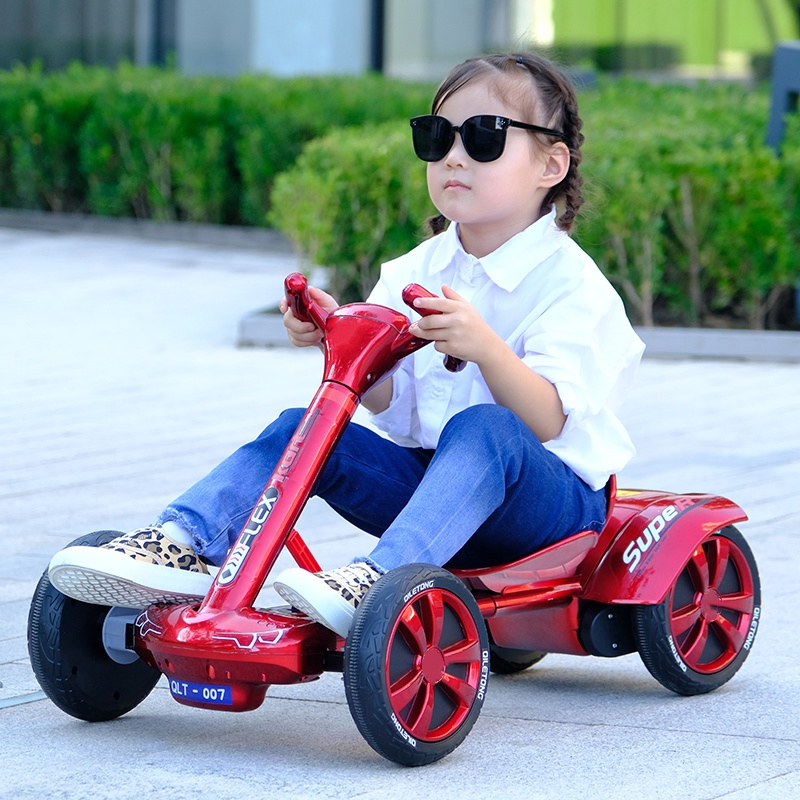 Kid Ride-on Cars Racing Electric Drift Scooter Go Kart for Child