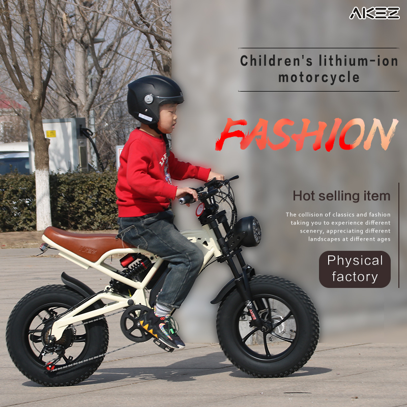 Akez Jaguar Kids Electric Bike 16-Inch 36V 350W 15.6ah with Safety Design