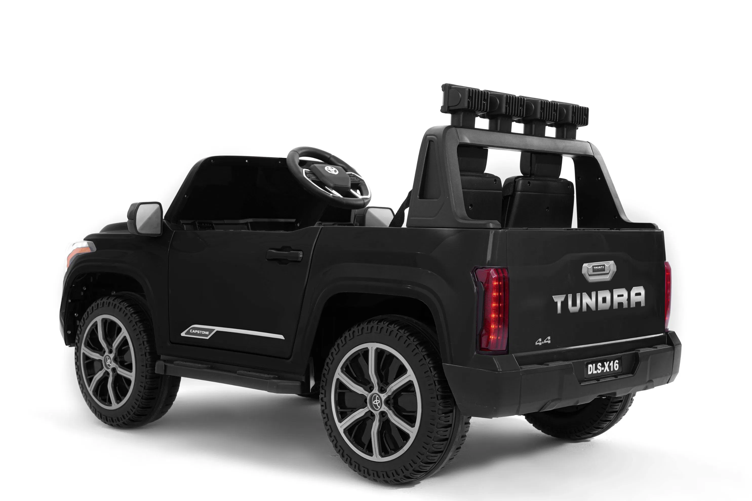Official Toyota Kids Pickup Truck Electric Ride-on Toy with Bluetooth &amp; LED Lights