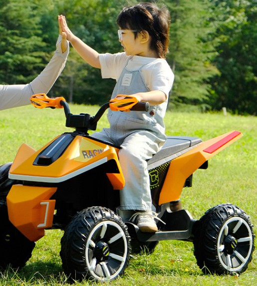 Ride on ATV/Quad Bike with 2.4G Remote Control Colorful, Swing Function, Cellphone Control, 3 Speeds ATV