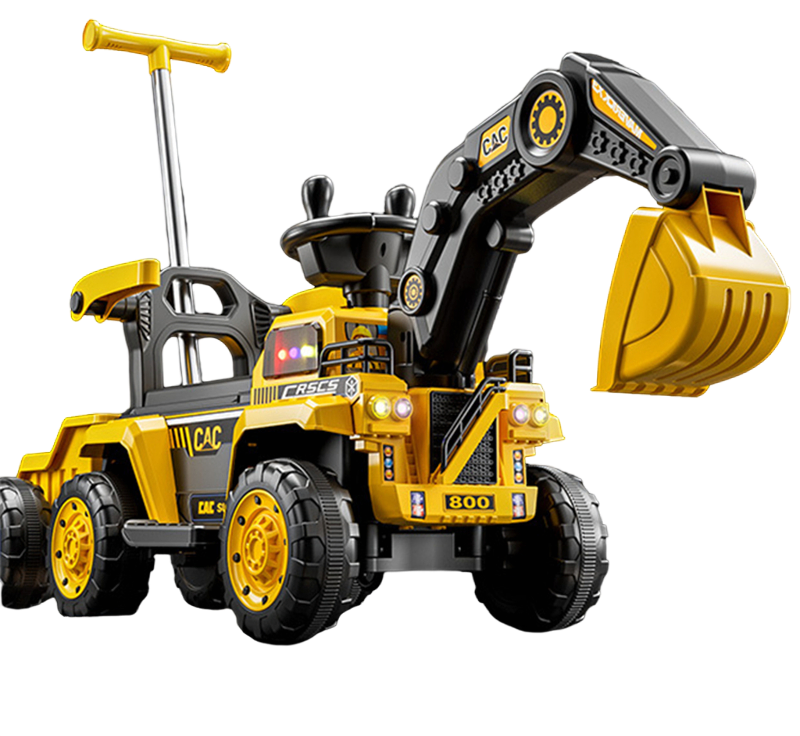 Children's Remote Control Electric Excavator - Ride-on Fun for Little Builders