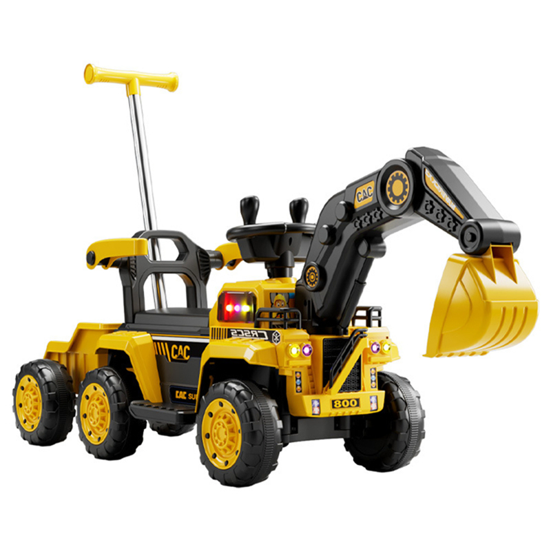 Children's Remote Control Electric Excavator - Ride-on Fun for Little Builders