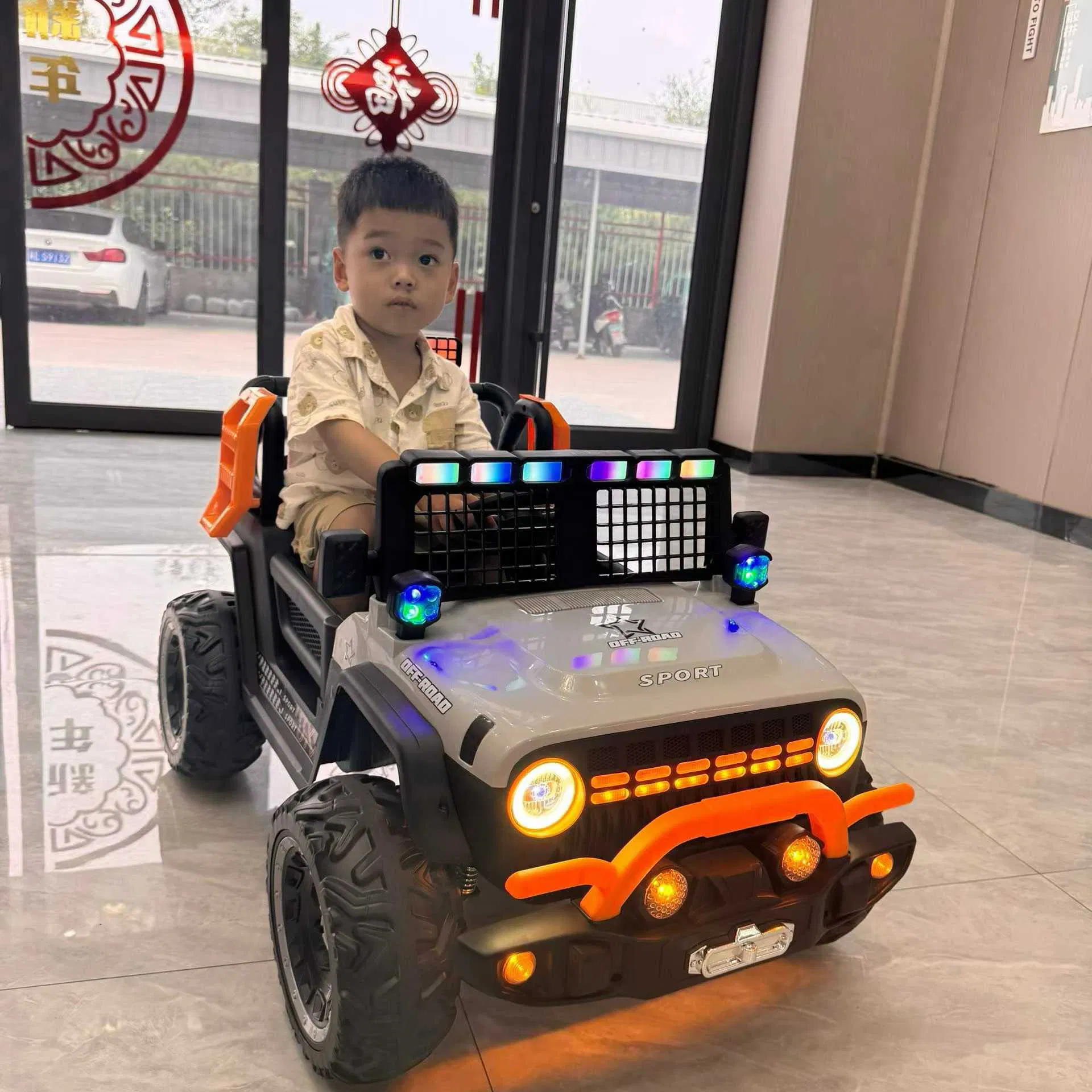 24V Ride-on Cars for 7 Years Boys and Kids 24V Fast Truck Ride-on RC Cars