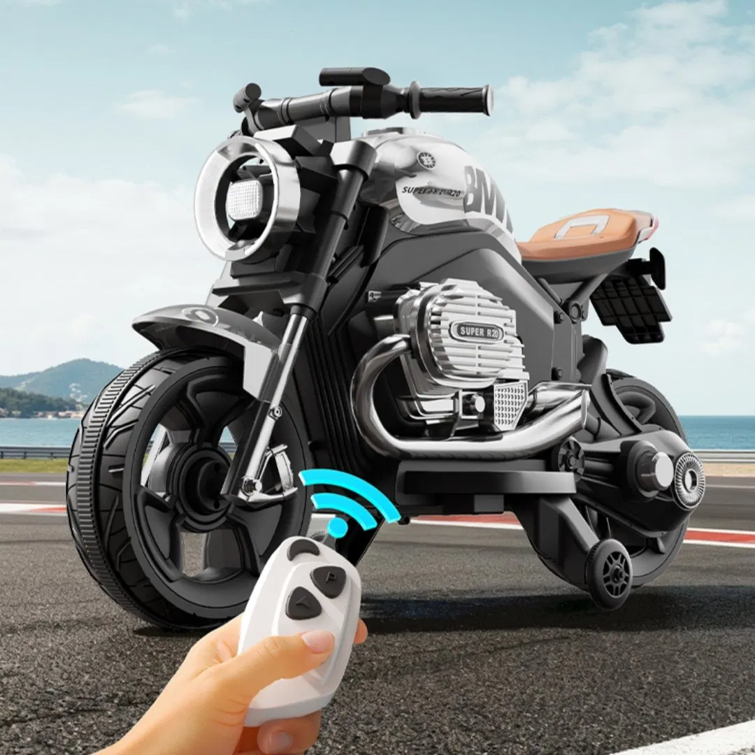 Children's Electric Motorcycle Tricycle, Baby Electric Car, Toy Car That Kids Can Ride in and Recharge