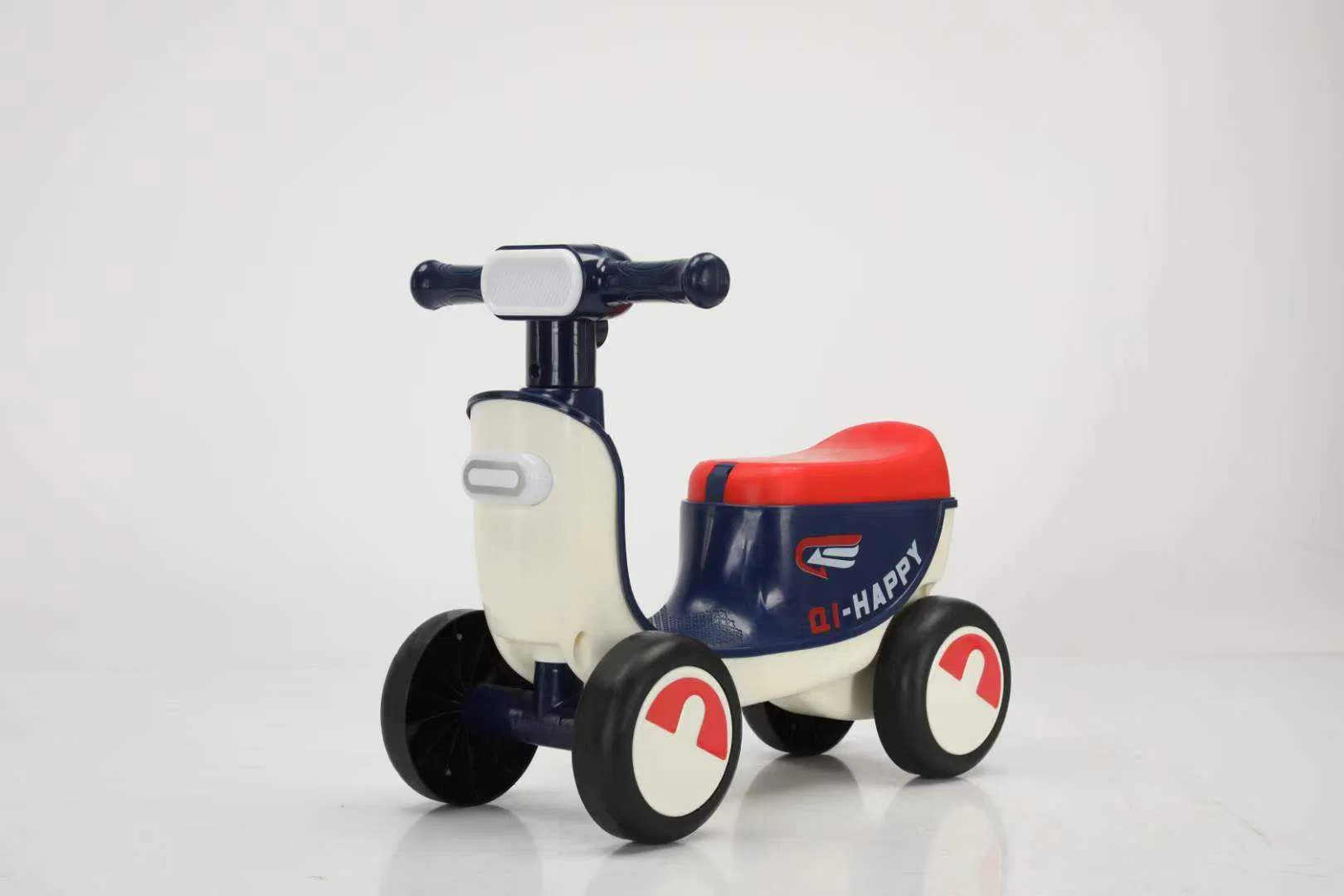 Children's Balance Car Four-Wheel Light Music Anti-Rollover Baby Twist Bike Ride on The Sliding Walker/Children Swing Car