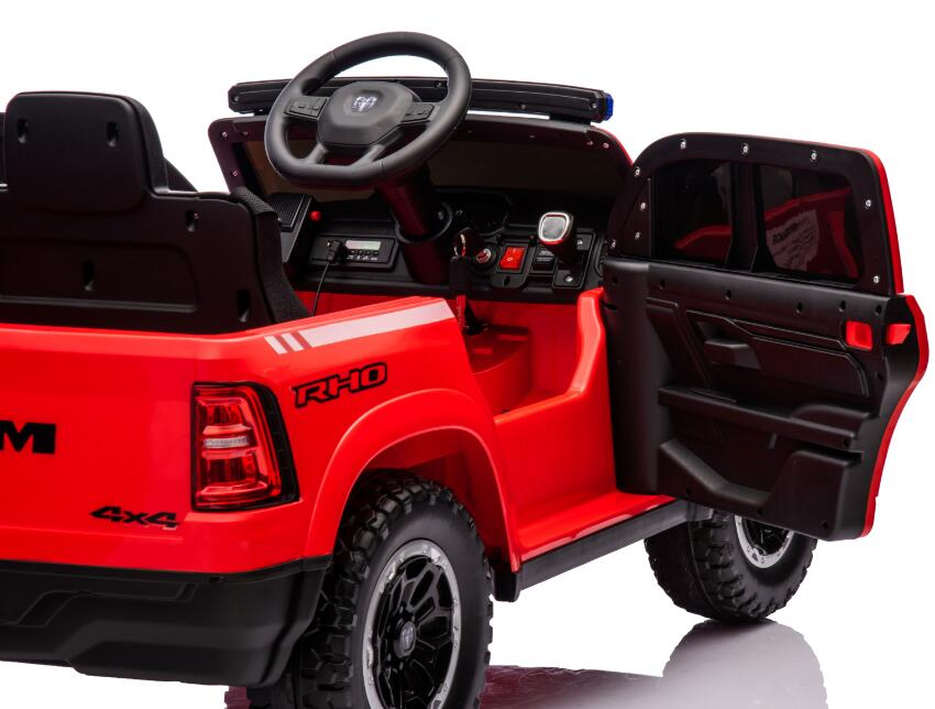 Licensed RAM 1500 Rho Fire Rescue Super Truck Pick-up Kids Electric Car Ride on Toy