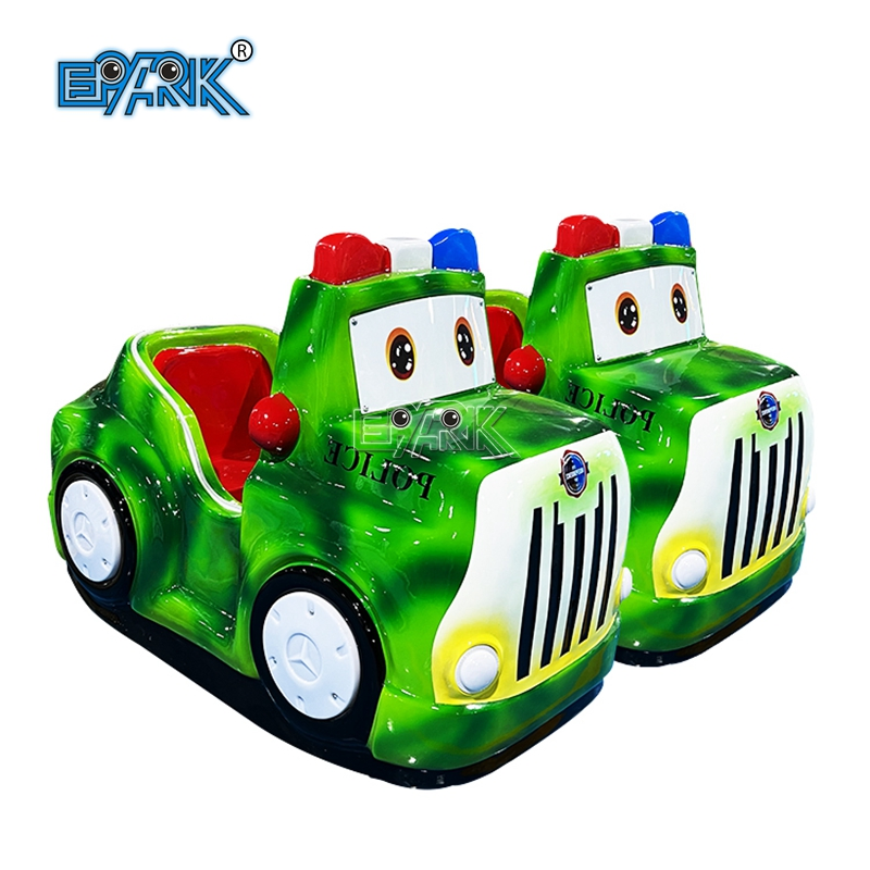 Camouflage Luxury Police Car MP5 Kids Ride Toys for Amusement Park Swing Car Game Machine
