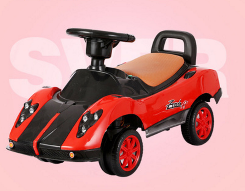 Latest Model Children Toddlers Ride on Toy Baby Slide Car with Push Handle