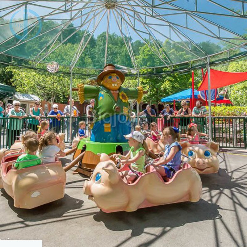 Theme Park Funny Electric Piggy Parade Ride Amusement Park Rides for Kids