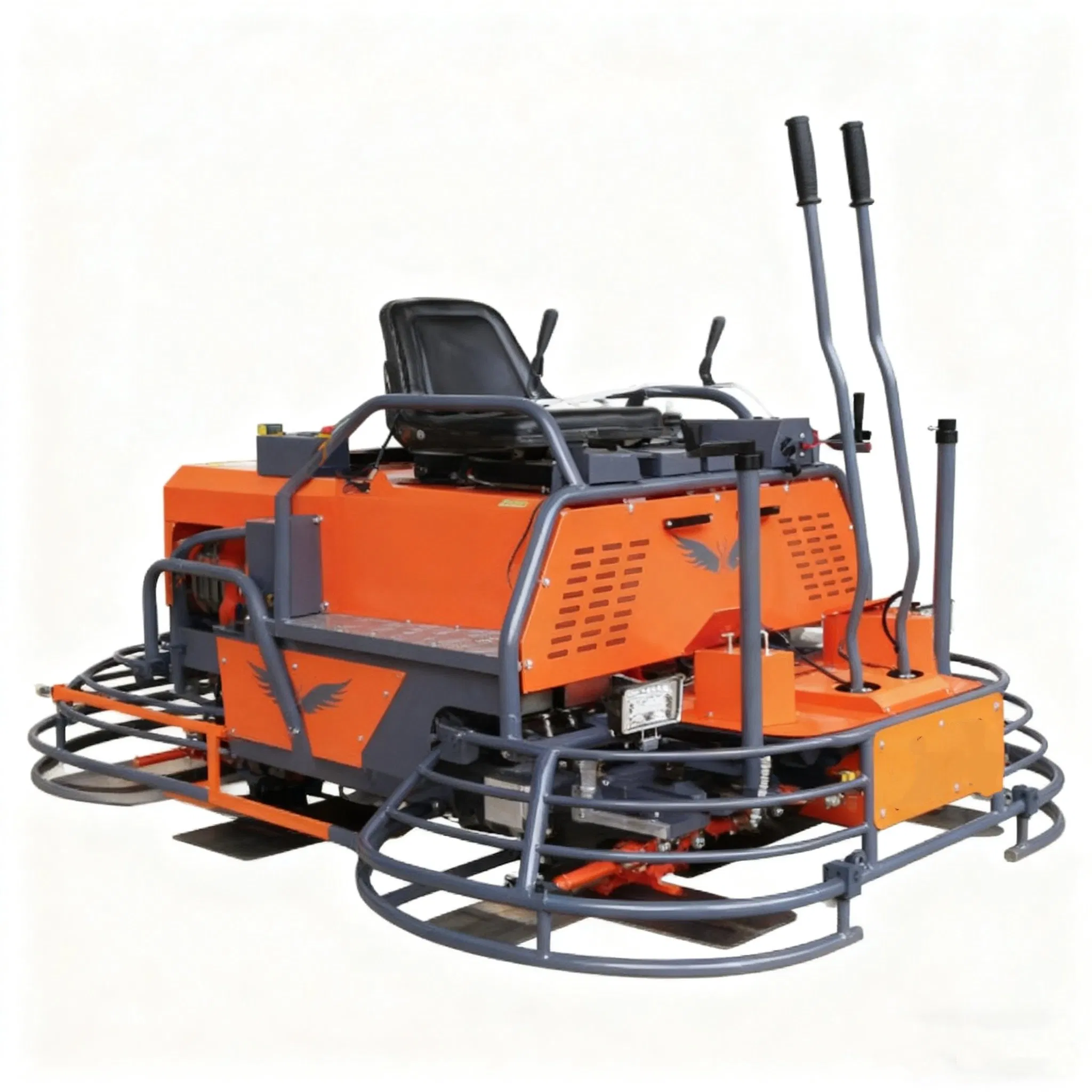 Ride on Concrete Power Trowel Concrete Leveling Screed Finisher Large Area Flooring